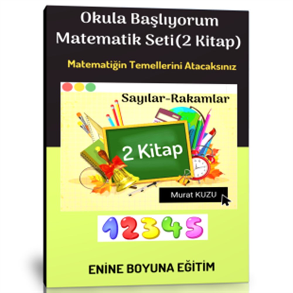 Okula Başlıyorum Matematik Seti (2 Kitap)