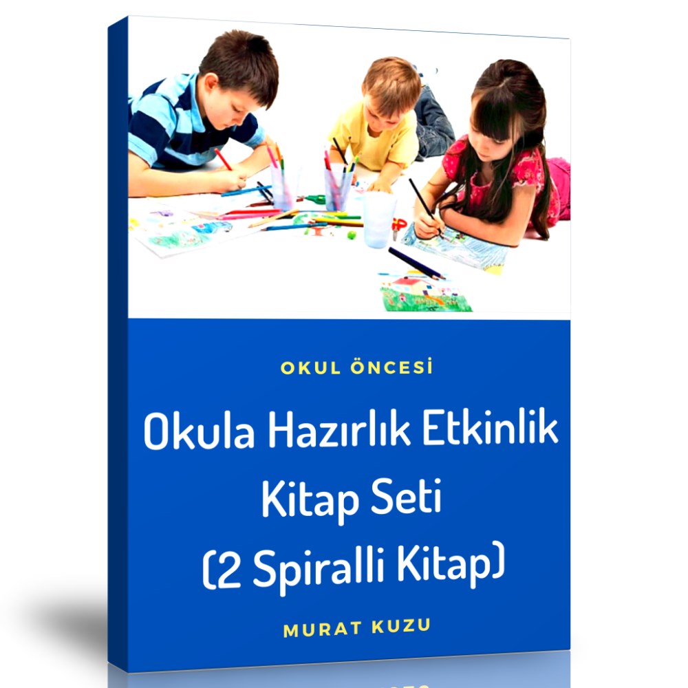 Okula Hazırlık Etkinlik Kitap Seti (2 Spiralli Kitap)