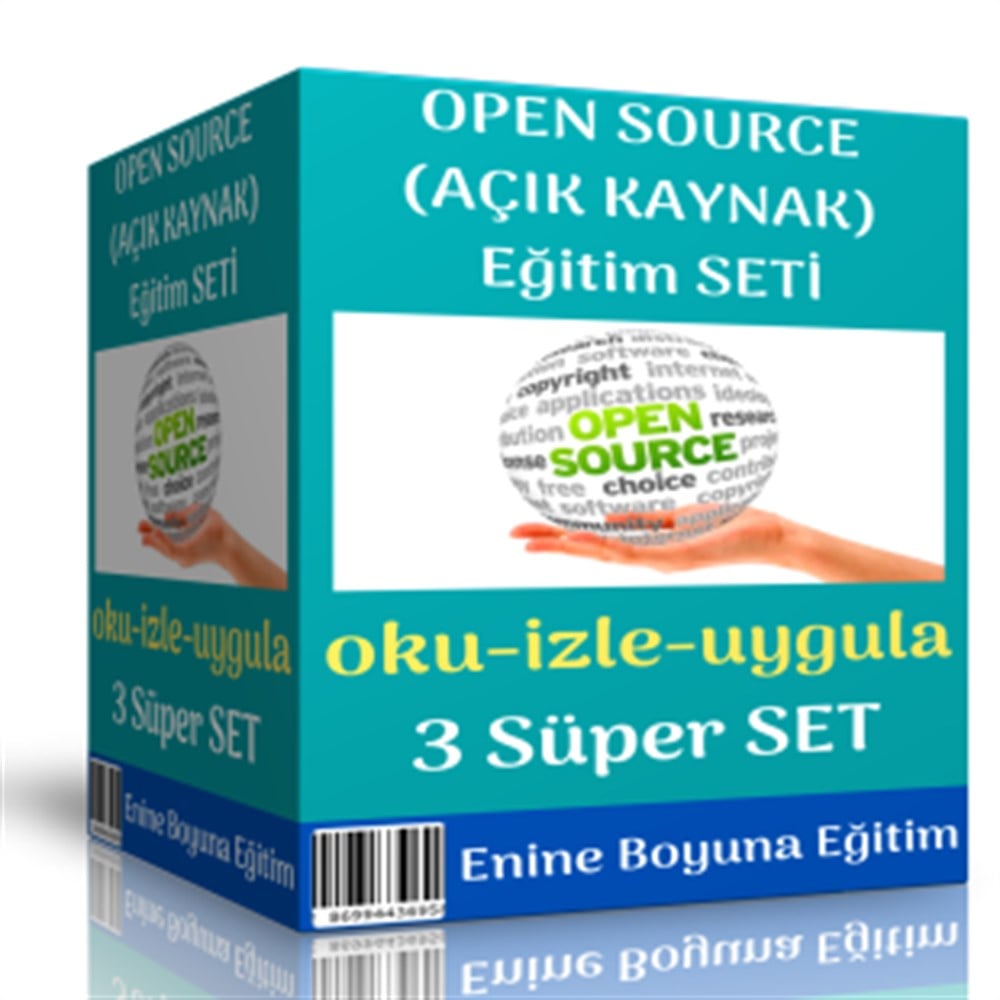 OPEN SOURCE (AÇIK KAYNAK) Eğitim SETİ (3 Süper Kitap)