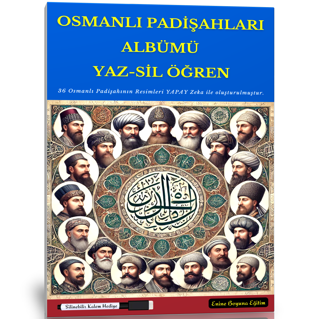Osmanlı Padişahları Albümü YAZ-SİL Öğren