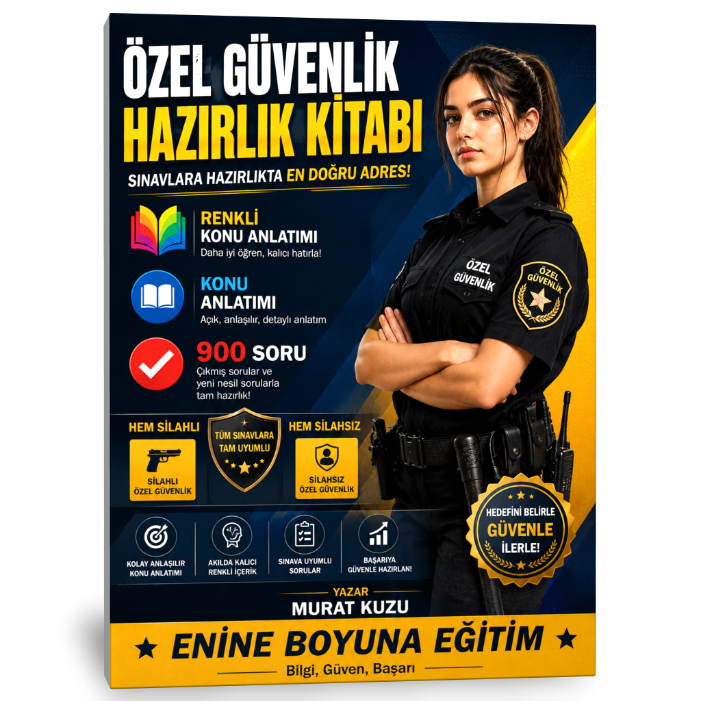 Özel Güvenlik Hazırlık Kitabı Büyük BOY (Renkli Konu Anlatımı)
