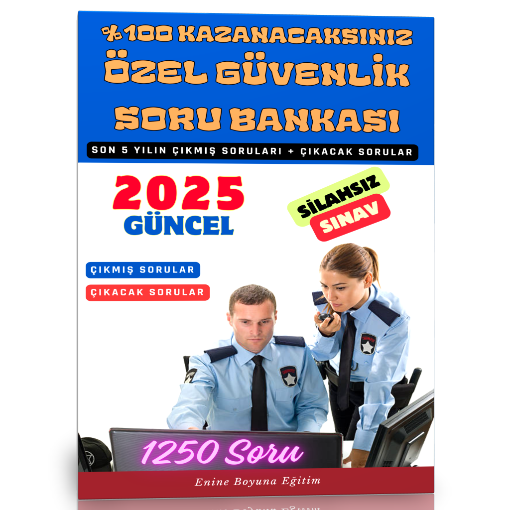 Özel Güvenlik Sınavı Çıkacak Sorular (Silahsız)