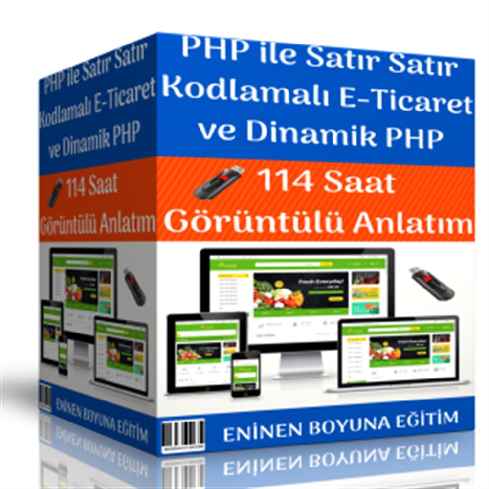 PHP ile Satır Satır Kodlamalı E-Ticaret ve Dinamik PHP