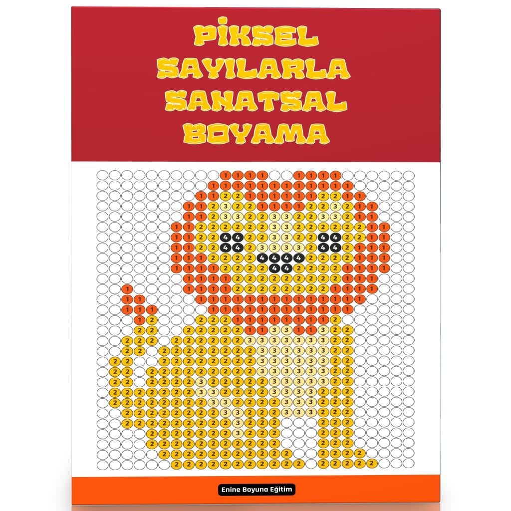 Piksel Sayılarla SANATSAL Boyama Kitabı