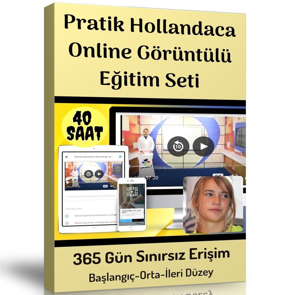 Pratik Hollandaca Online Görüntülü Eğitim Seti