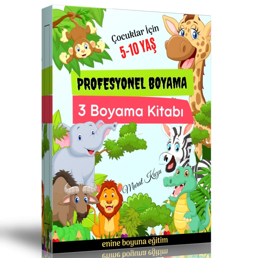 Profesyonel Boyama Kitap Seti (3 Fasikül Kitap)
