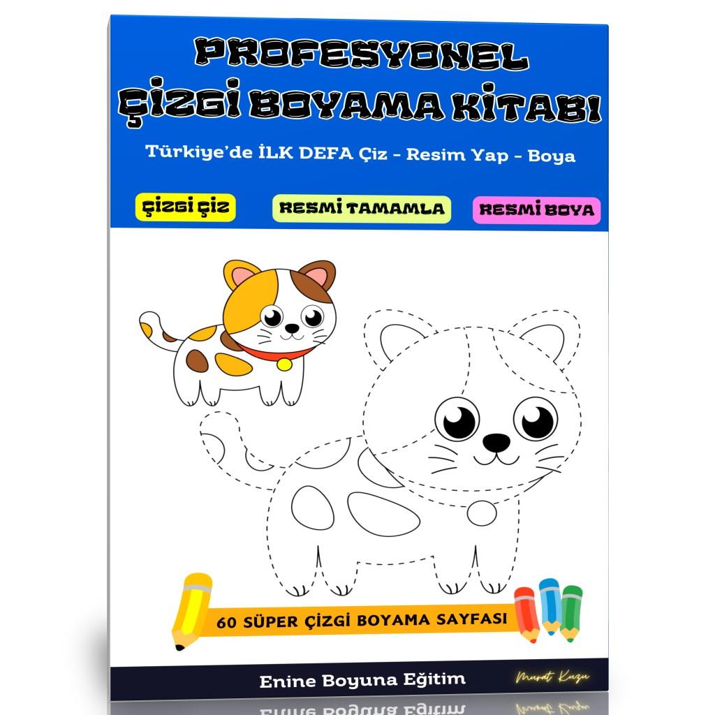 Profesyonel Çizgi Boyama Kitabı (Profesyonel Çizgi Çalışmaları)