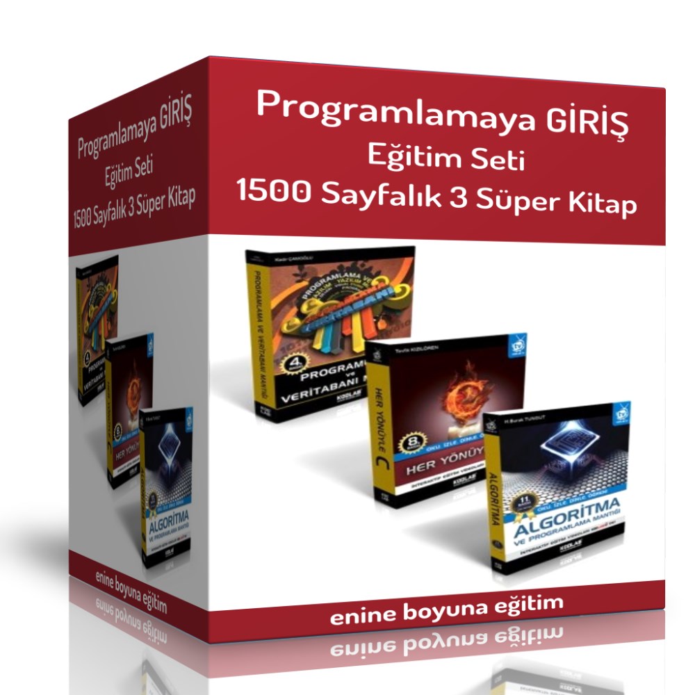 Programlamaya Giriş Eğitim Seti (3 Süper Kitap)