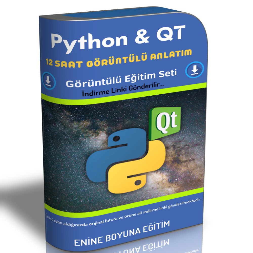 Python & QT Görüntülü Eğitim Seti (Link)