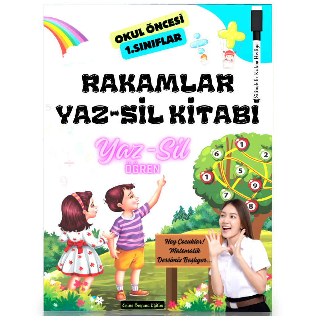 Rakamlar YAZ-SİL Kitabı 