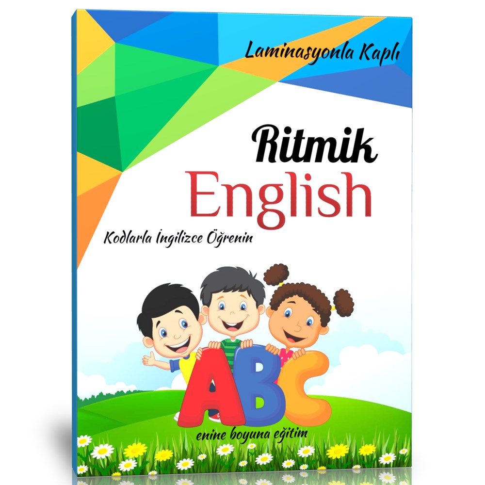 Ritmik İngilizce Kelime Ezberleme Laminasyon Kitabı