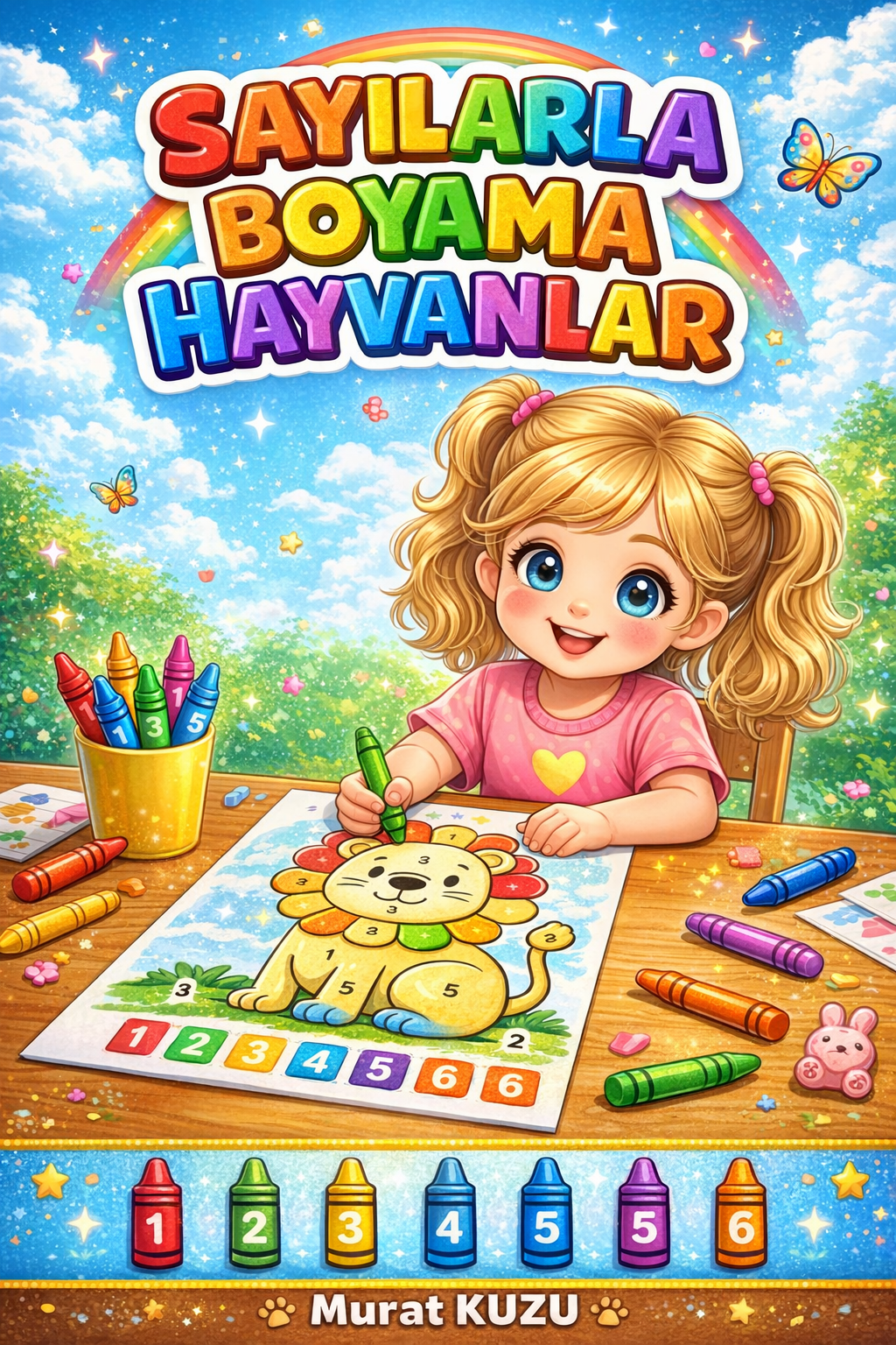 Sayılarla Boyama – Hayvanlar (Hayvanlar Boyama Kitabı)