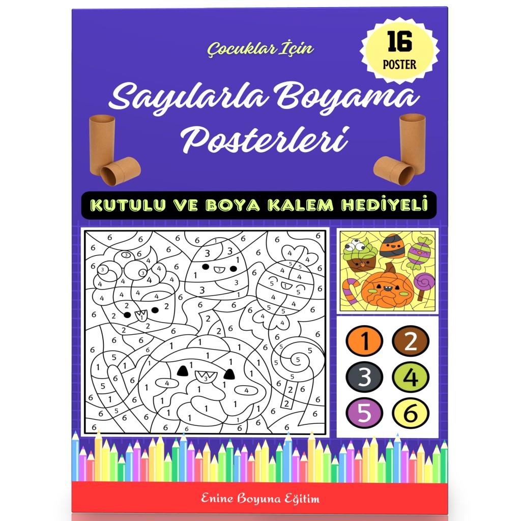 Sayılarla Boyama Posterleri