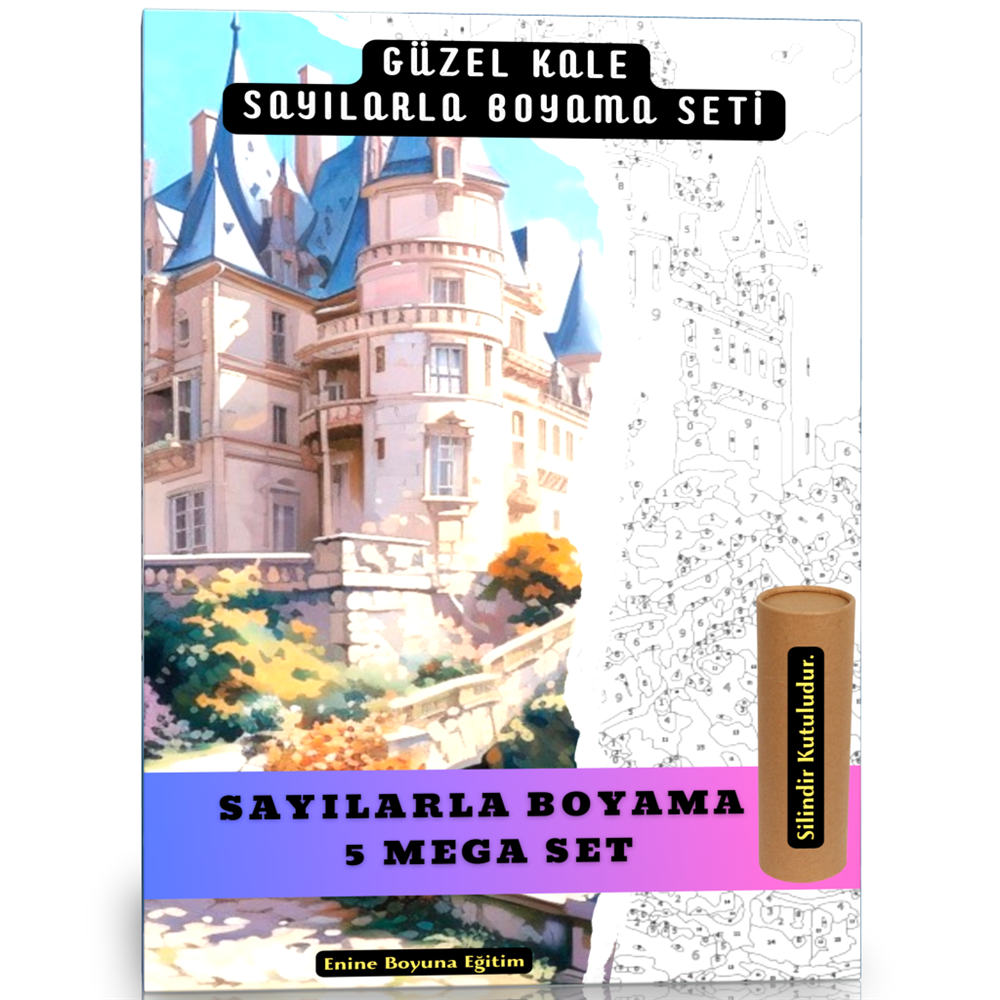 Sayılarla Boyama Süper Seti (Güzel Kale)