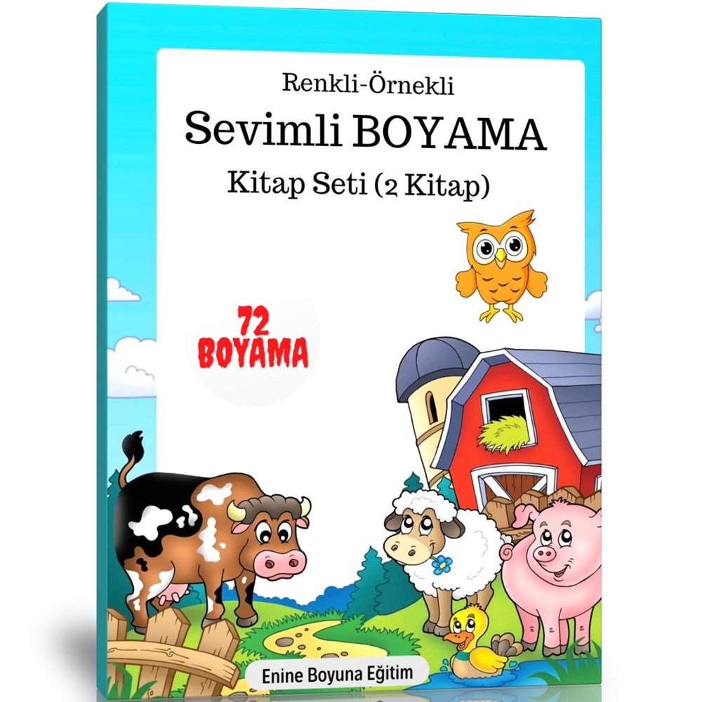 Sevimli Boyama Kitap Seti (2 Kitap)