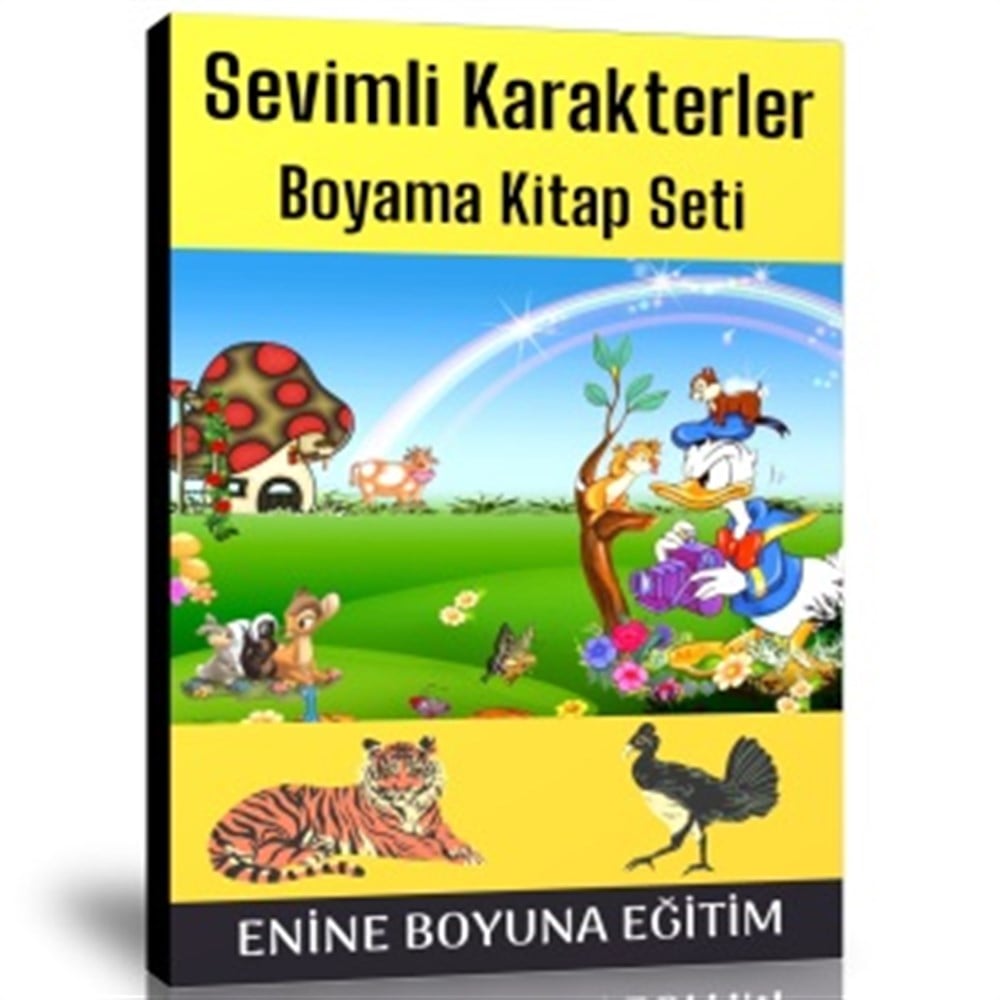 Sevimli Karakterler Boyama Kitap Seti (2 Kitap)