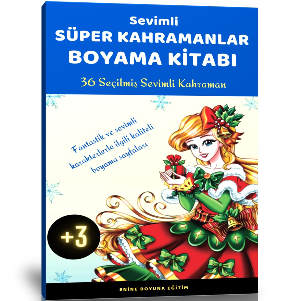 Sevimli SÜPER KAHRAMANLAR Boyama Kitabı