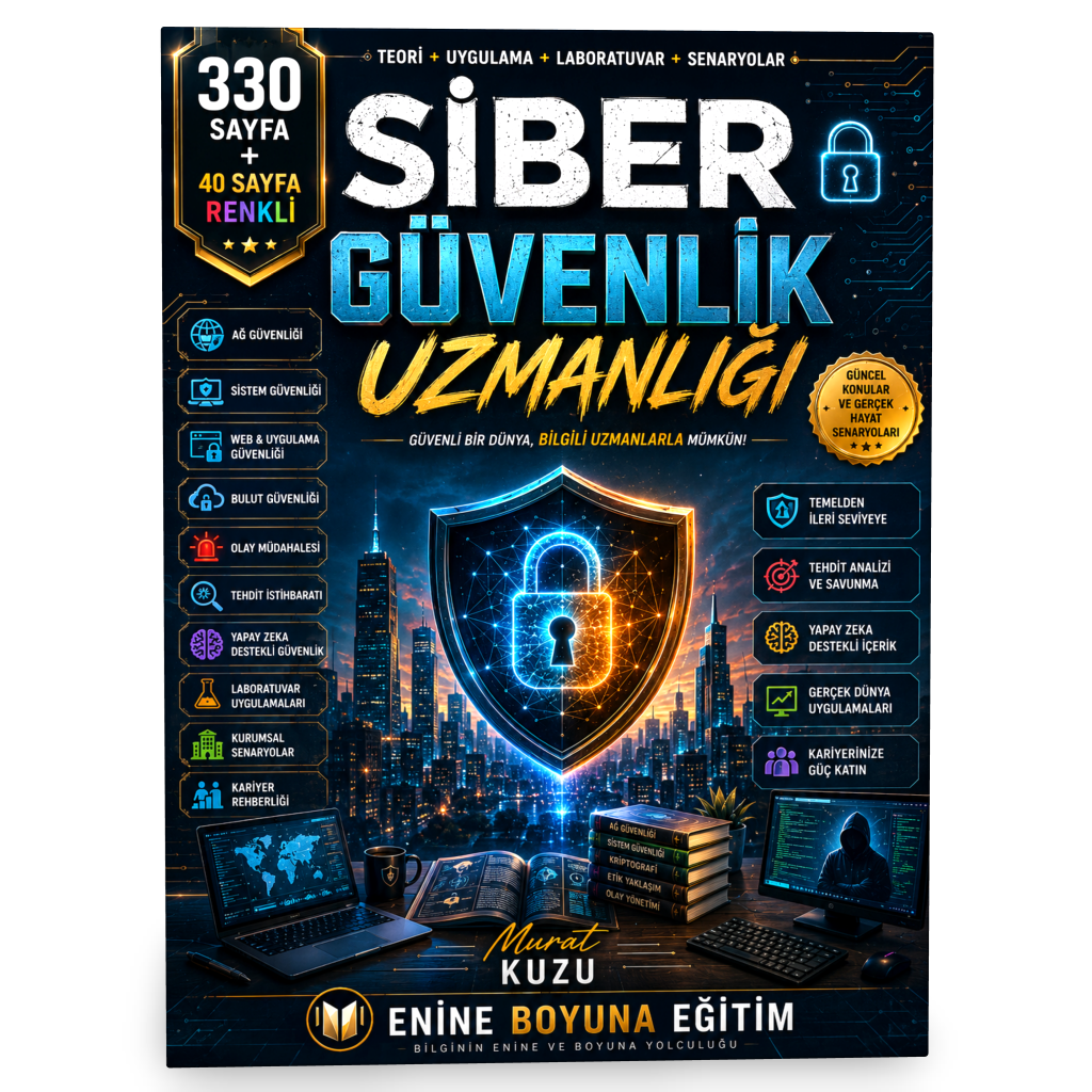 Siber Güvenlik Uzmanlığı | Sıfırdan Uzmanlığa Uygulamalı Eğitim Rehberi | 