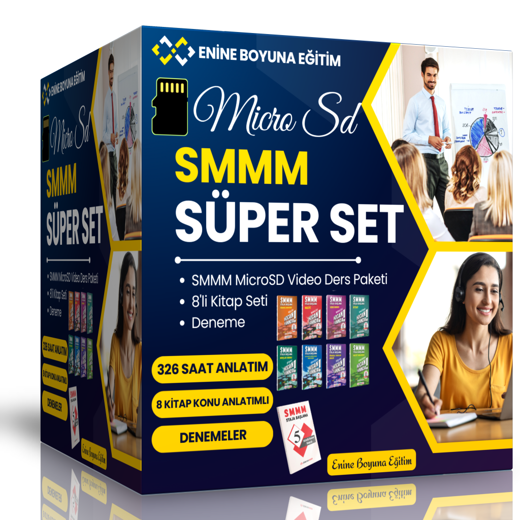 SMMM Süper Video DERS Paketi (326 Saat Anlatım + 8 Kitap)