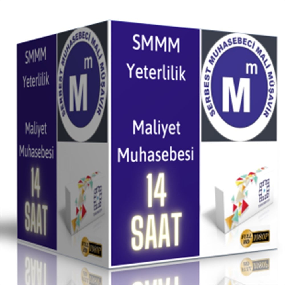 SMMM Yeterlilik Maliyet Muhasebesi Görüntülü Eğitim Seti
