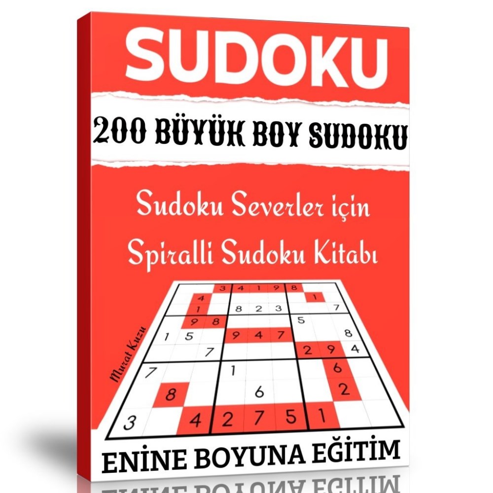 Spiralli Büyük Boy Sudoku Kitabı