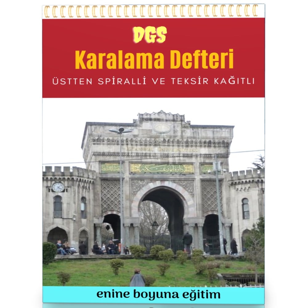 Spiralli DGS Karalama Defteri (Teksir Kağıtlı)