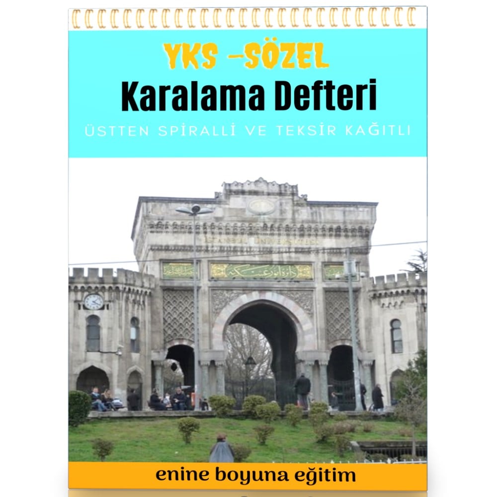 Spiralli Karalama Defteri – YKS – Sözel (Teksir Kağıtlı)