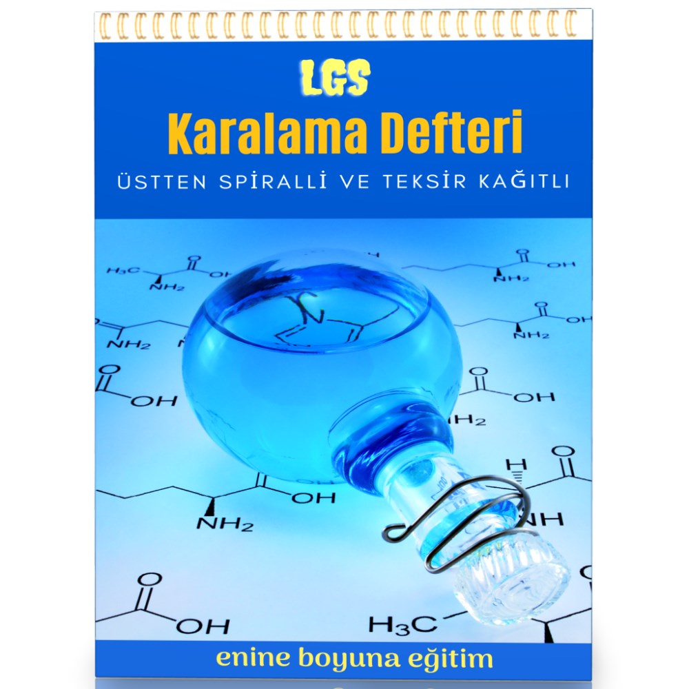 Spiralli LGS Karalama Defteri (Teksir Kağıtlı)