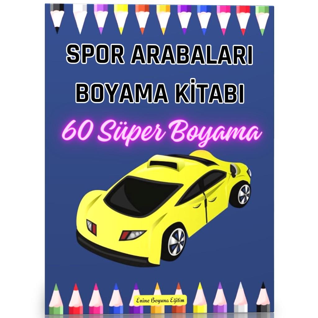 Spor Arabaları Boyama Kitabı
