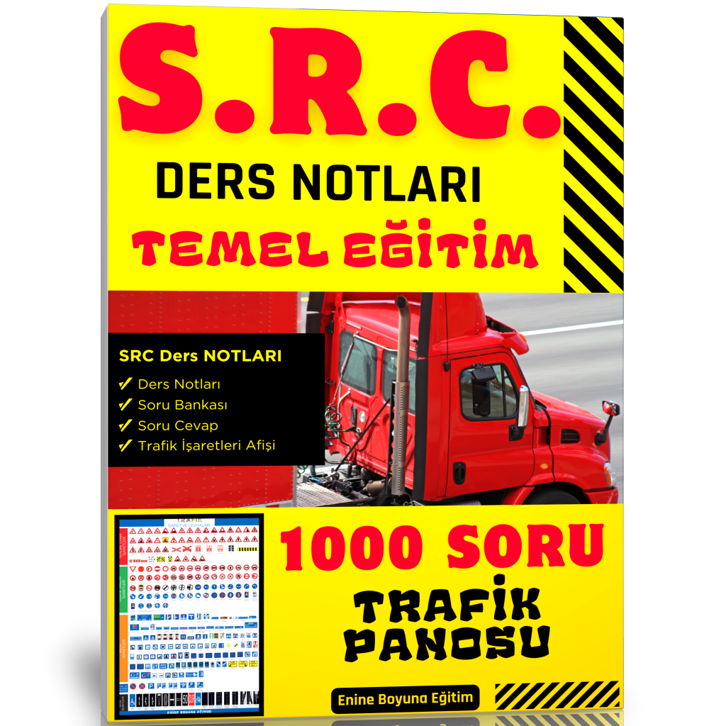SRC Ders Notları Kitabı (Trafik İşaretleri PANOSU İlaveli)