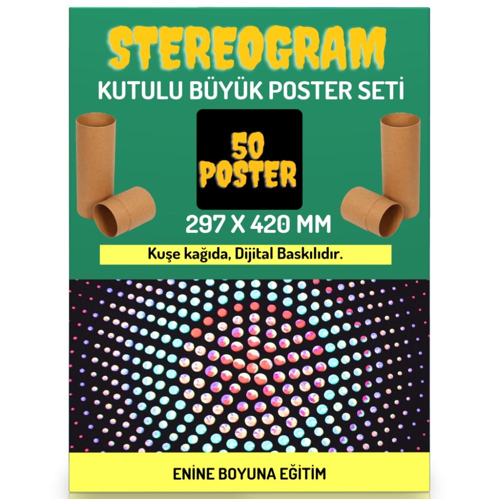 Stereogram Büyük Poster Seti (Kutulu)