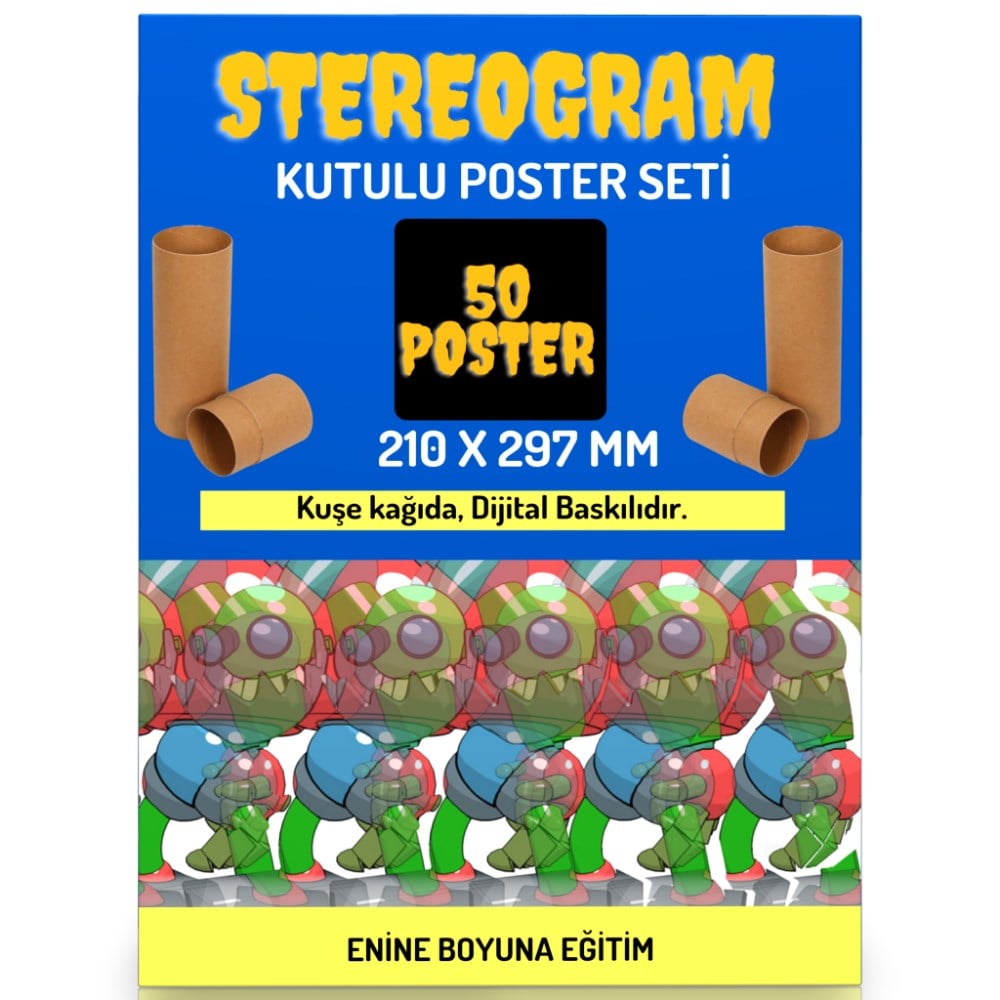 Stereogram Poster Seti (Kutulu)