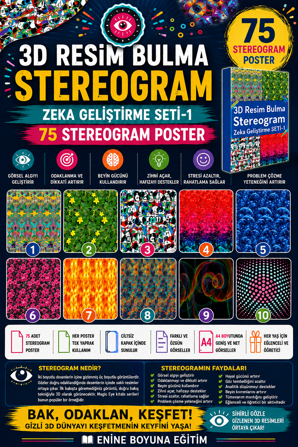Stereogram Zeka Geliştirme Seti-1