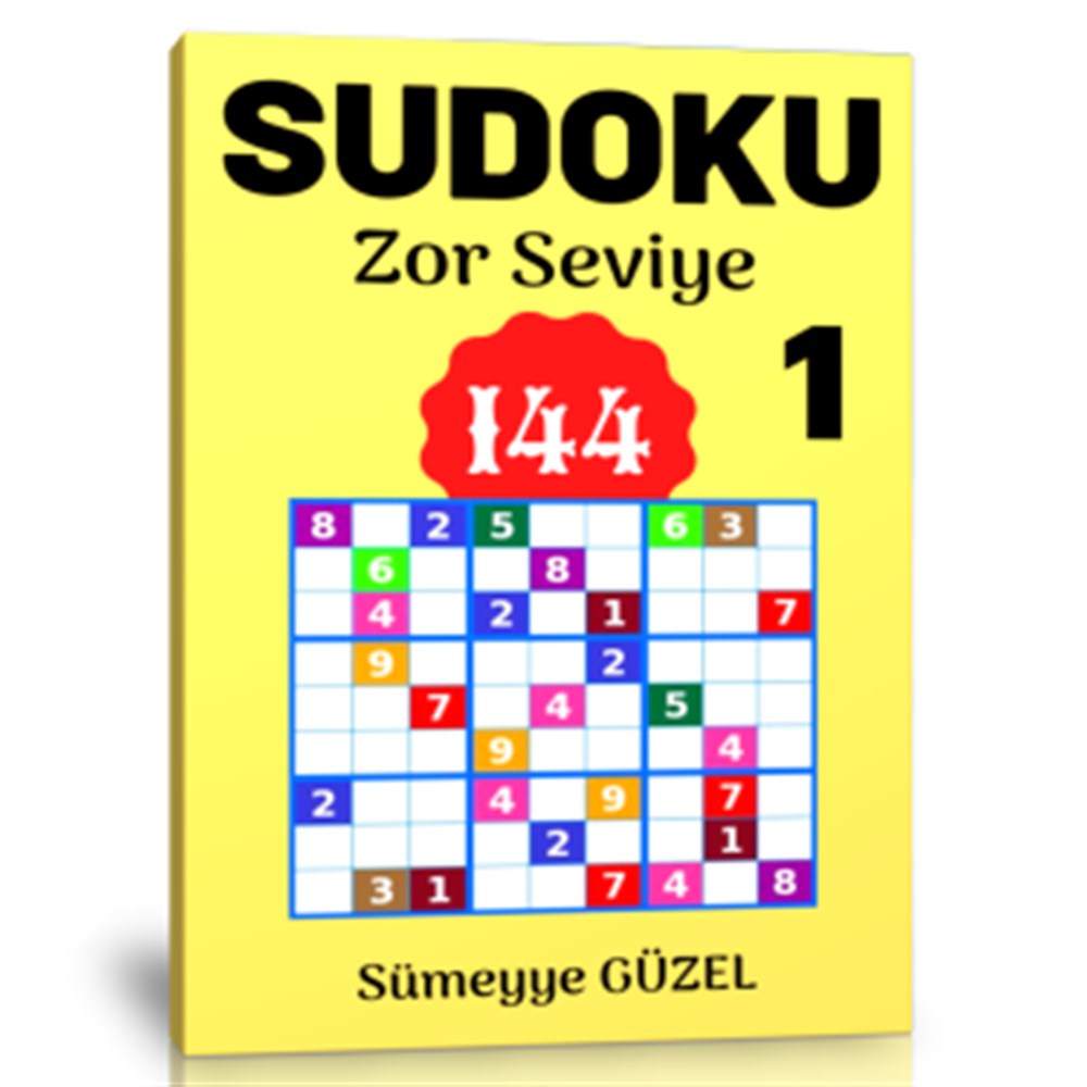 Sudoku Zor Seviye Bulmaca Kitabı-1