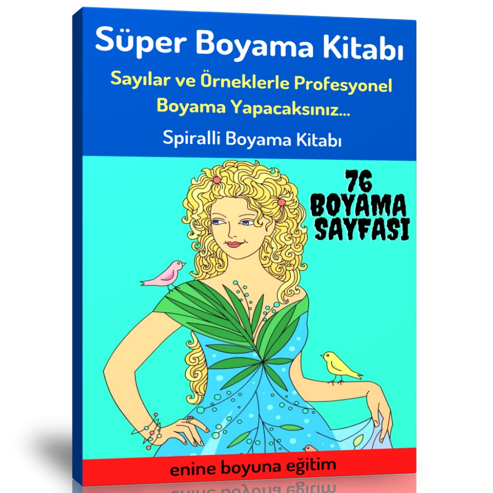 Süper Boyama Kitabı (Sayılar ve Renklerle Boyama)
