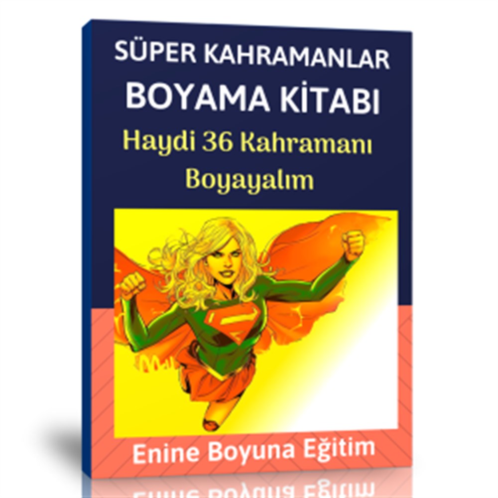 Süper Kahramanlar Boyama Kitabı