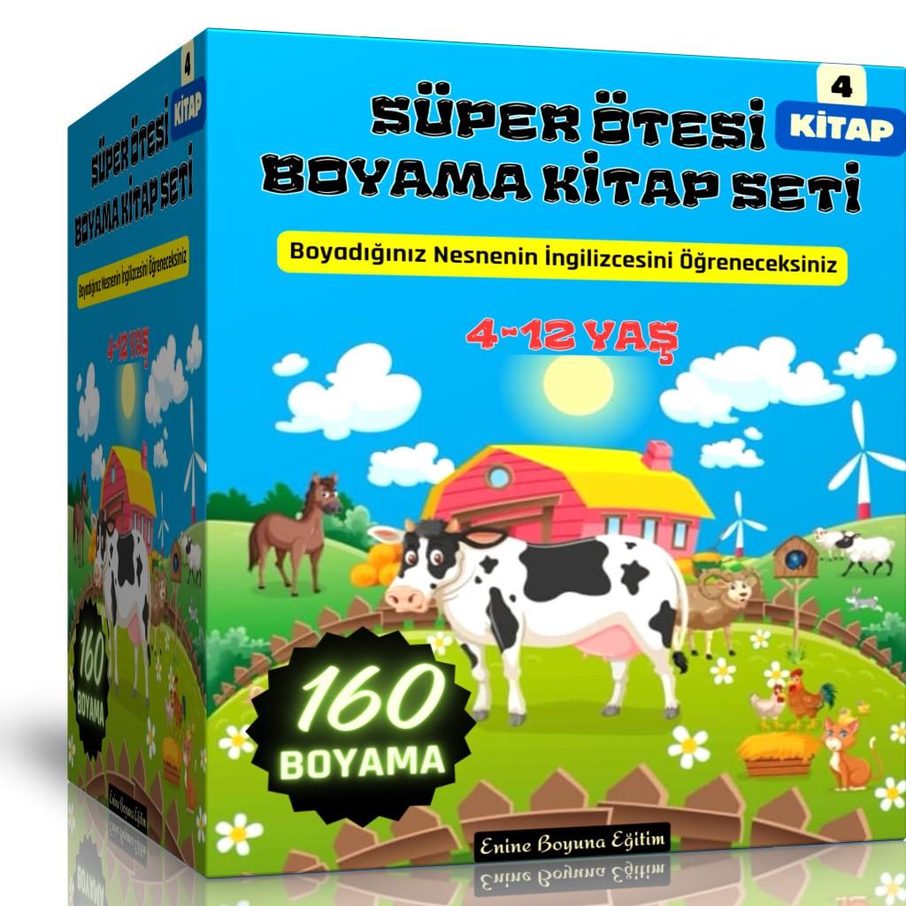 Süper Ötesi Boyama Kitap Seti (4 Kitap)