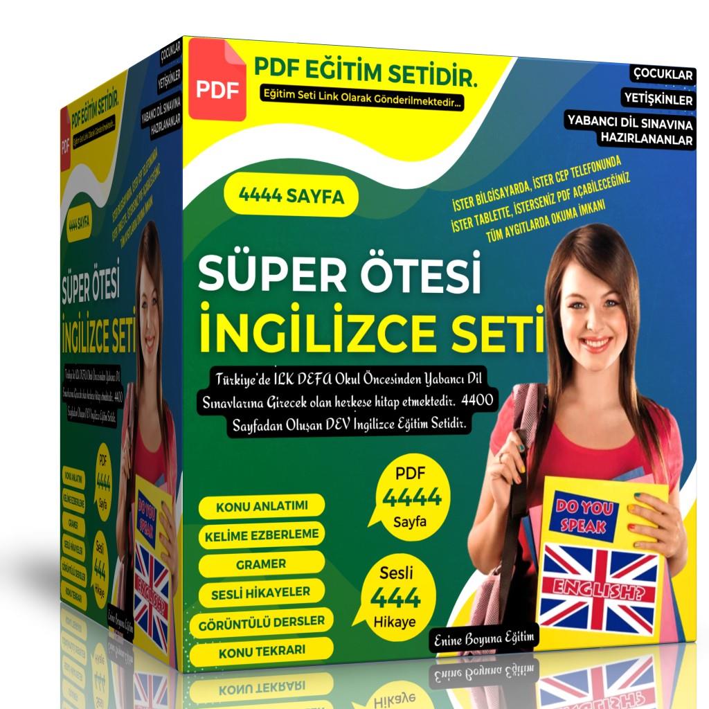 Süper Ötesi İngilizce PDF Eğitim Seti (4444 Sayfa)