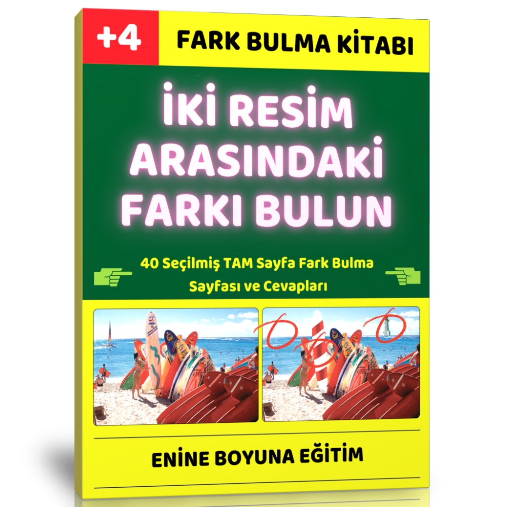 Tam Sayfa Fark Bulma Kitabı