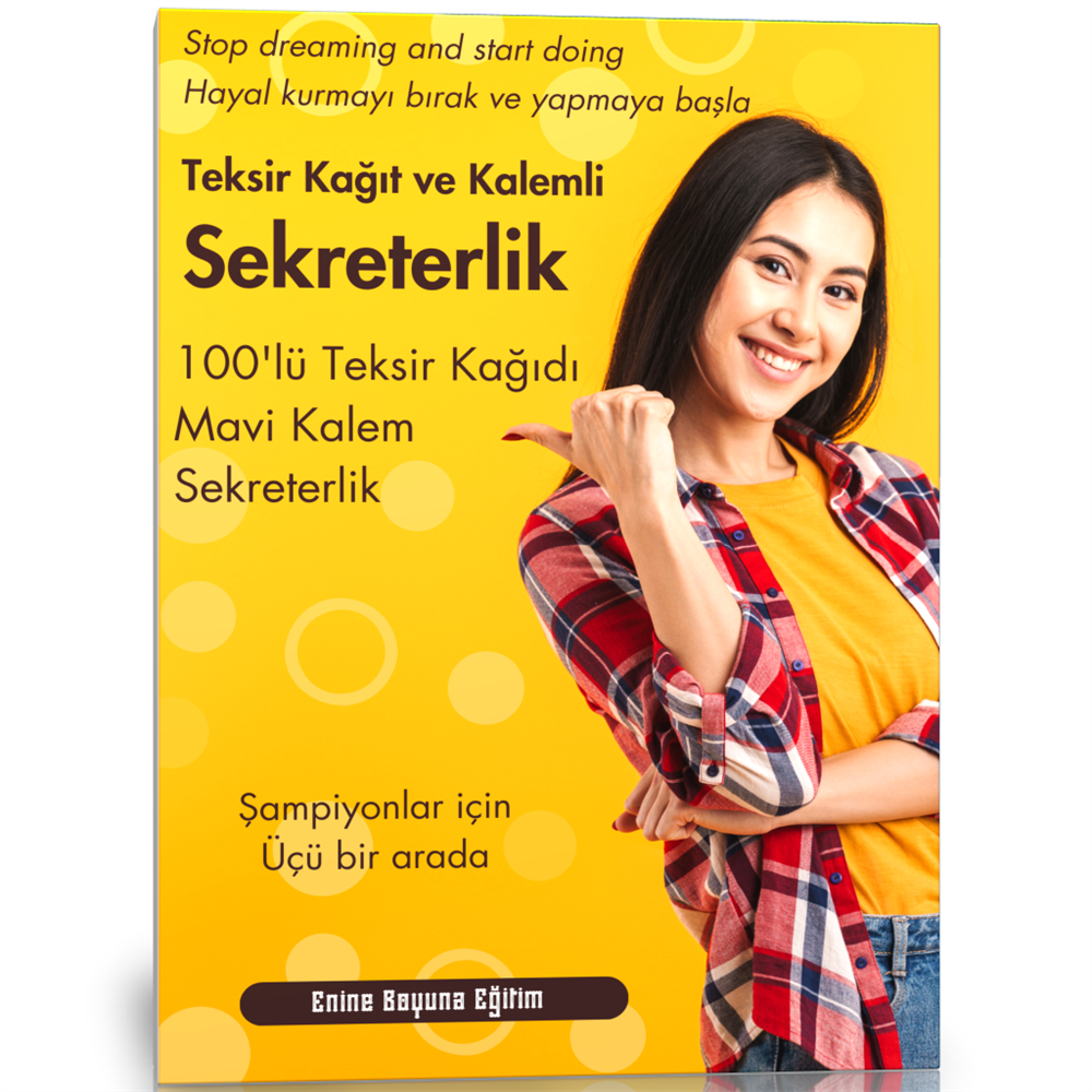 Teksir Kağıt ve Kalemli SEKRETERLİK 