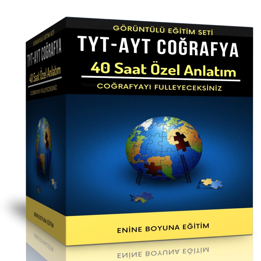 TYT-AYT Coğrafya Görüntülü Eğitim Seti (40 Saat Özel Anlatım)