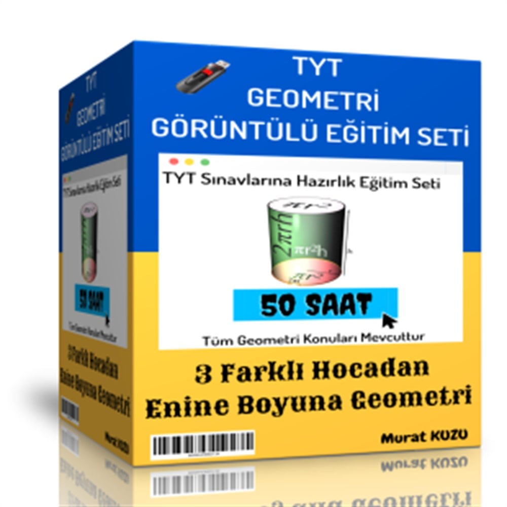TYT Geometri Görüntülü Eğitim Seti (50 Saatlik Özel Anlatım)