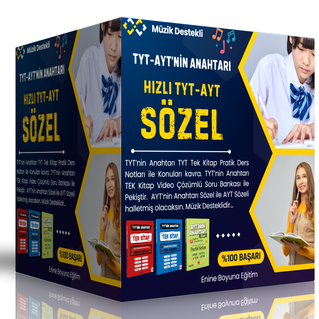 TYT'nin Anahtarı – Hızlı TYT & AYT Sözel (3 Süper Kitap Seti)