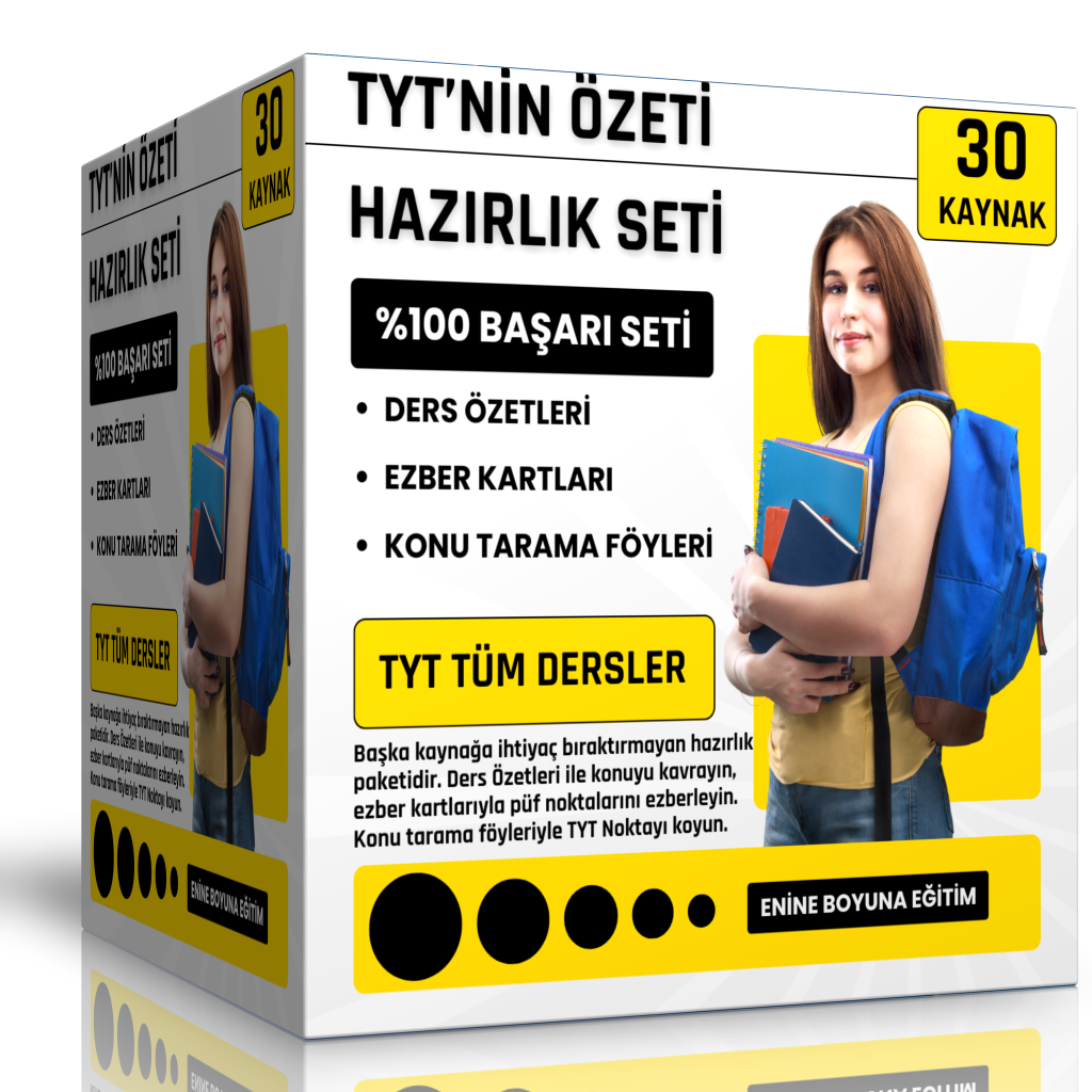 TYT'nin ÖZETİ Hazırlık Seti (30 Kaynak)
