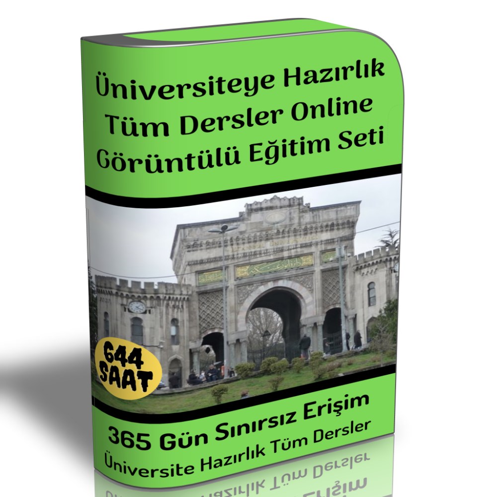 Üniversiteye Hazırlık Tüm Dersler Online Görüntülü Eğitim Seti