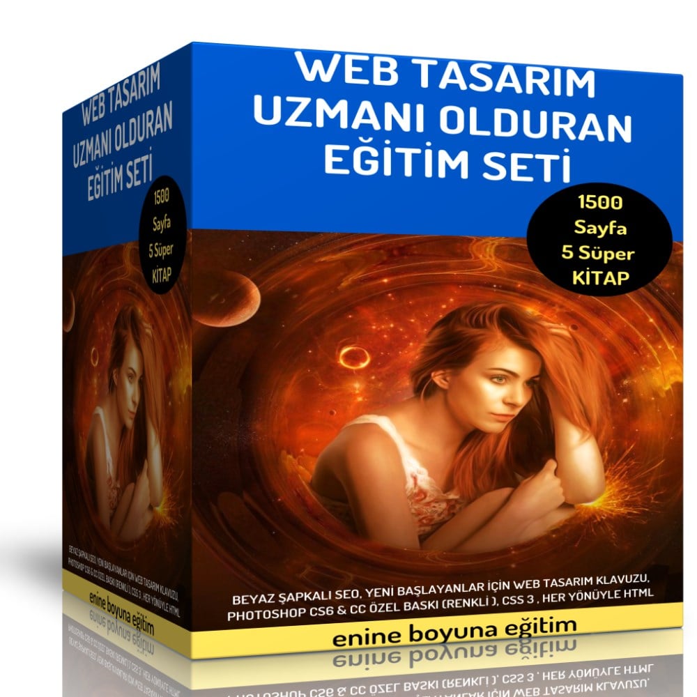 Web Tasarım Uzmanı Olduran Eğitim Seti (5 Süper Kitap)