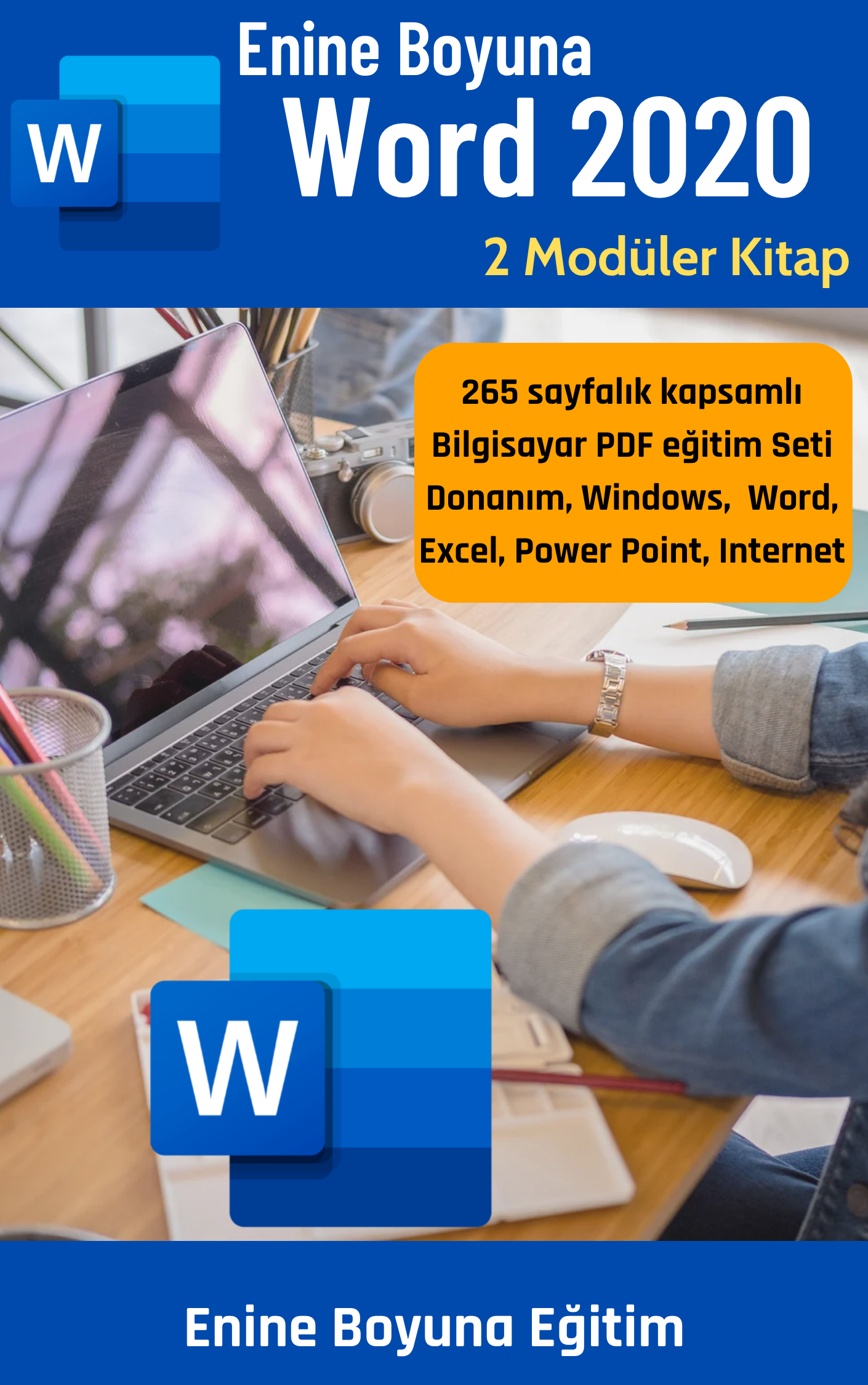 Word 2020 Öğreten Fasikül ve Bilgisayar Öğreniyorum PDF Eğitim Seti