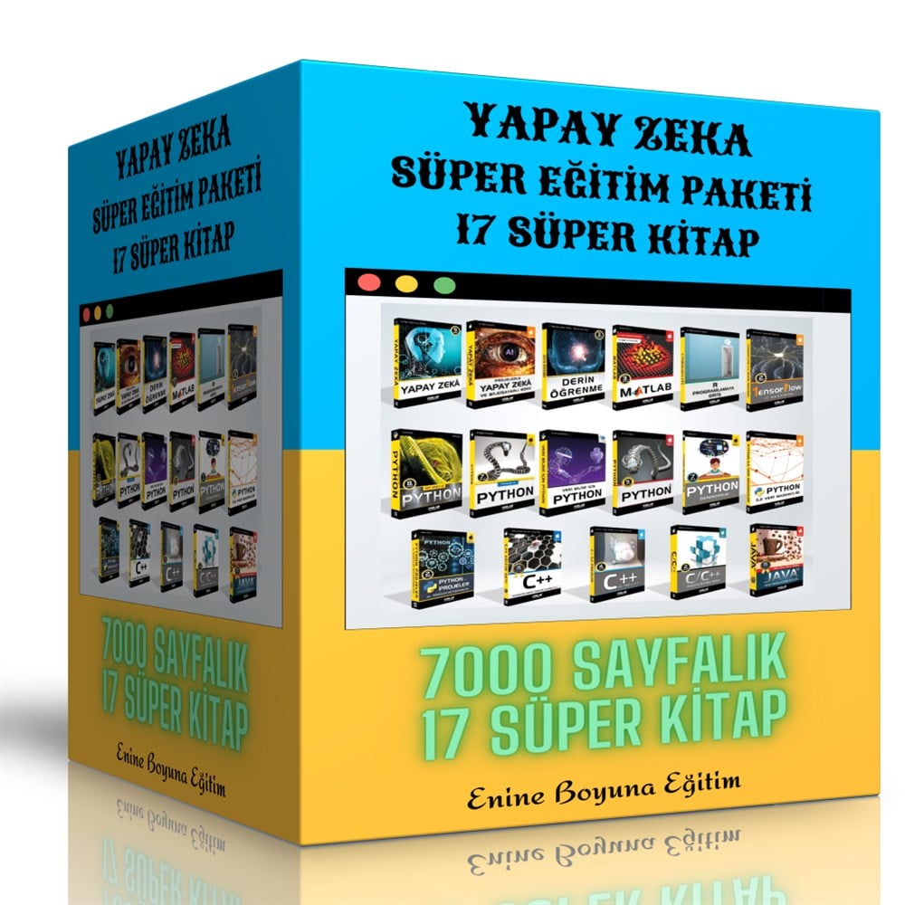 Yapay Zeka Süper Eğitim Paketi (17 Süper Kitap)