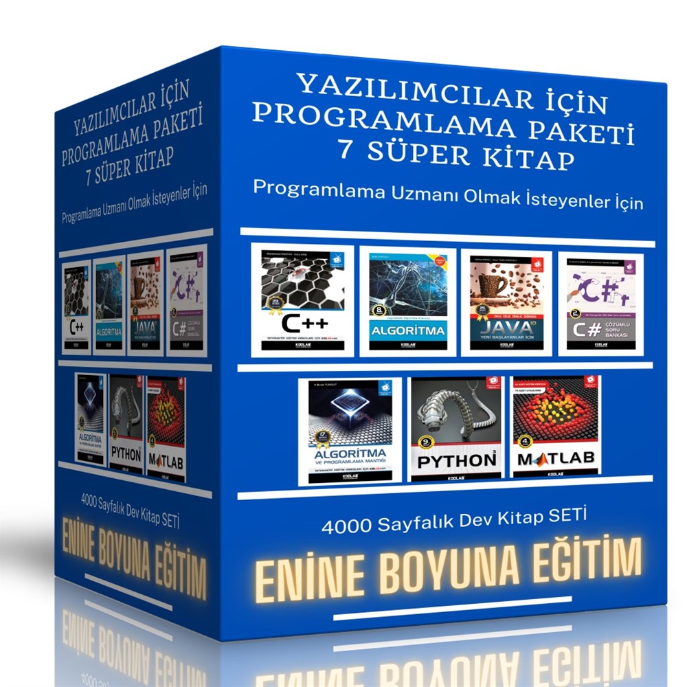 Yazılımcılar İçin Programlama Paketi (7 Süper Kitap)