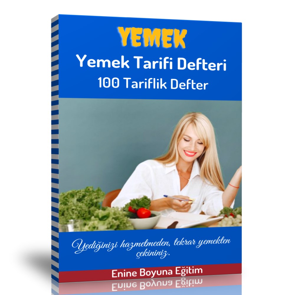 Yemek Tarifi defteri (100 Tariflik Defter)